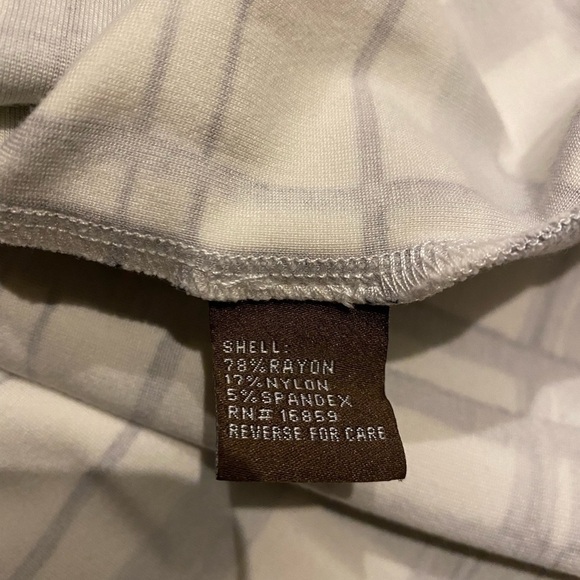 J. McLaughlin Dress NWT Sleeveless Bainbridge Cloth White Black Gray Size Medium - Picture 9 of 11